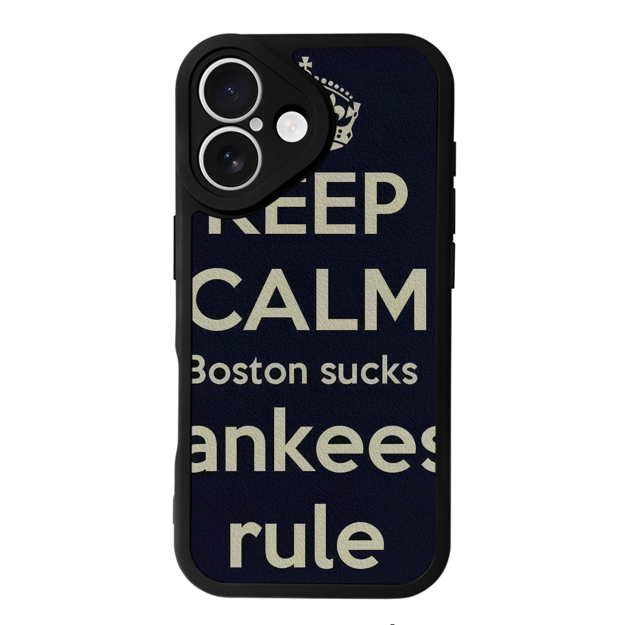 New York Yankees 226 IPhone 16 Silicone Leather Case – UV Print, Lambskin Texture – Perfect Fit, Wireless Charging Compatible, Scratch Resistant, Precise Cutouts – Stylish Protection For IPhone 16